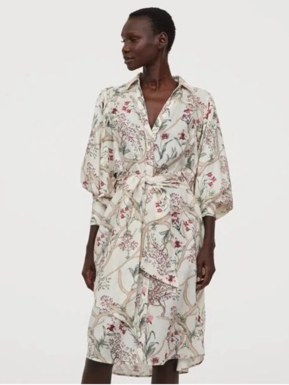 Johanna Ortiz X H&M Sz L
Linen Orchid Blogger Fav Puff
Sleeves Belted Midi Dress